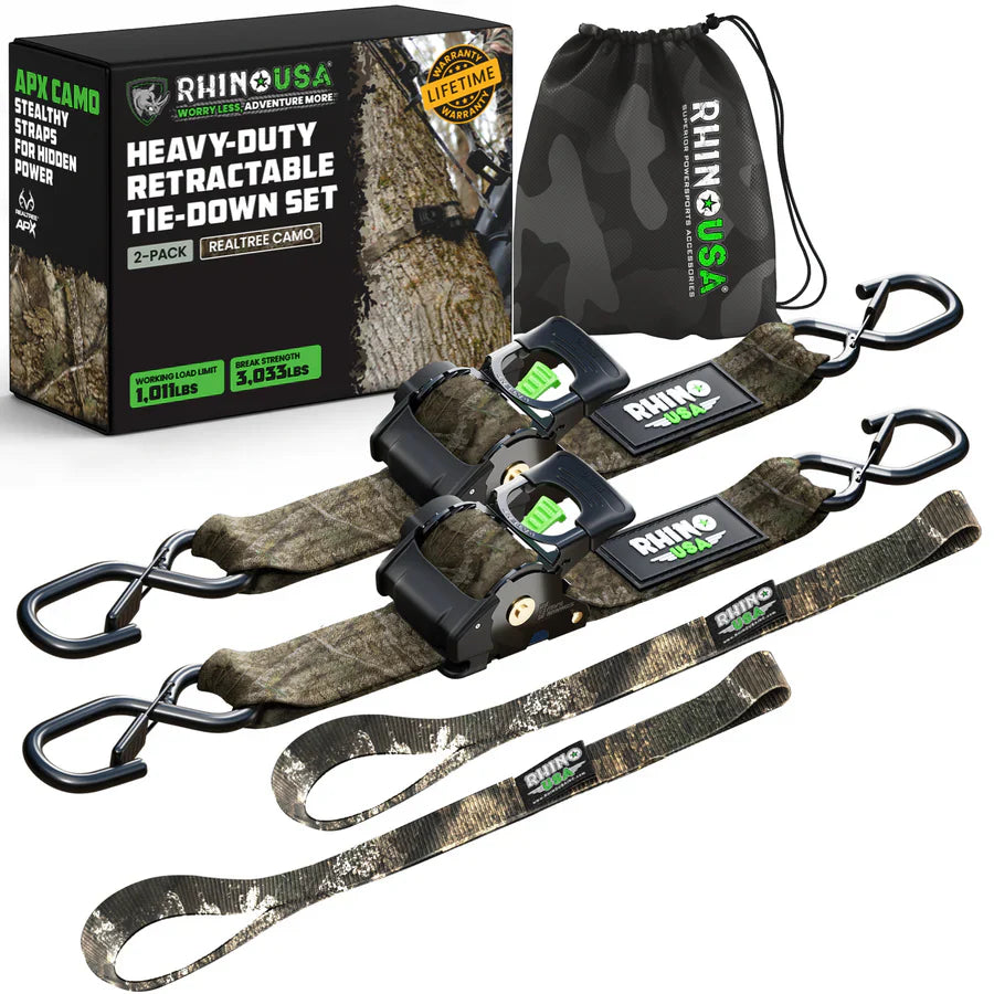 Retractable Ratchet Straps